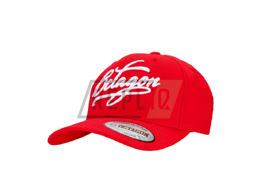 Kšiltovka Octagon Elite red