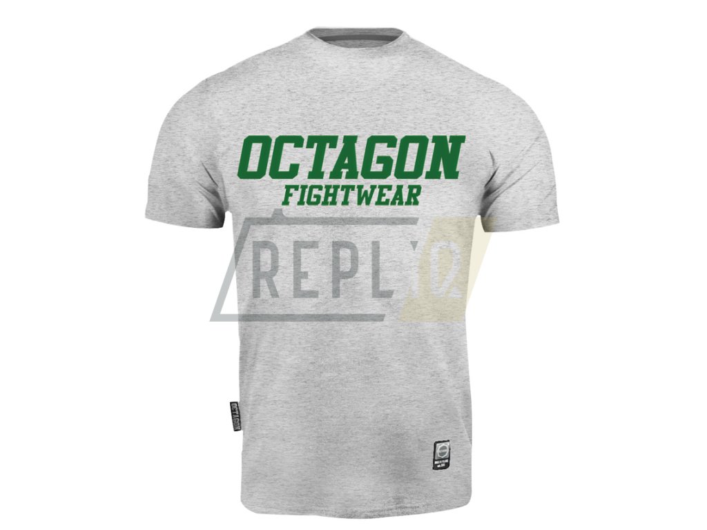 Pánská triko OCTAGON FW Straight melange (Velikost M)