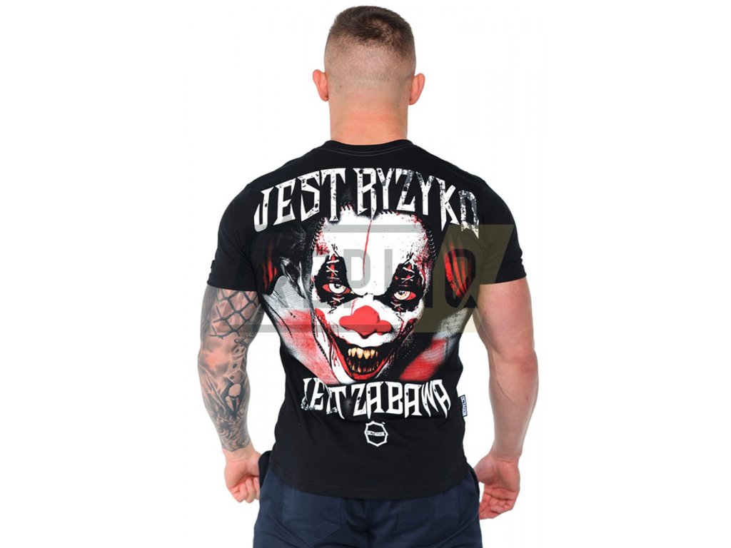 Pánské triko Octagon Jest Zabawa black