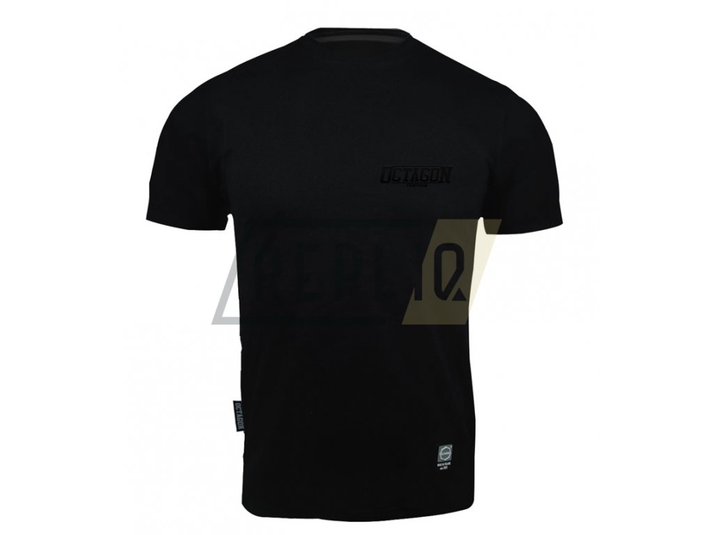 Pánská triko OCTAGON Vertical black/black