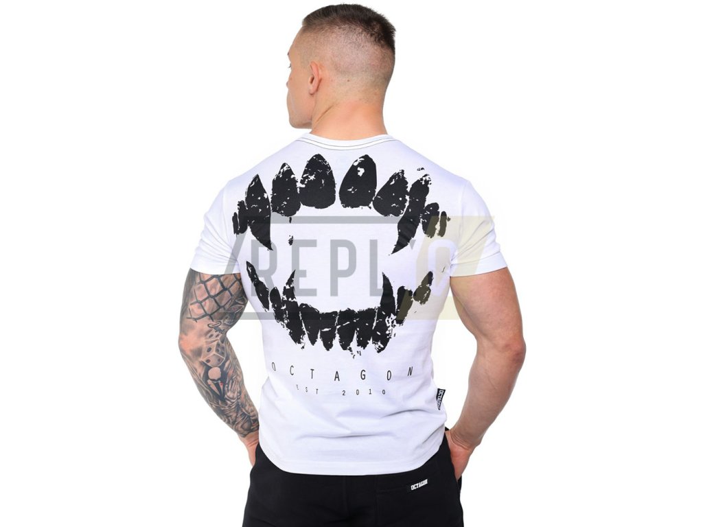 PÁNSKÉ TRIKO OCTAGON Zuby bílá (Velikost M)