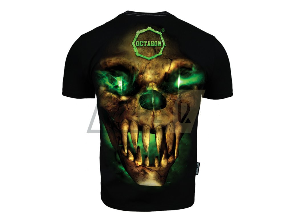 Pánské Triko Octagon Green Demon