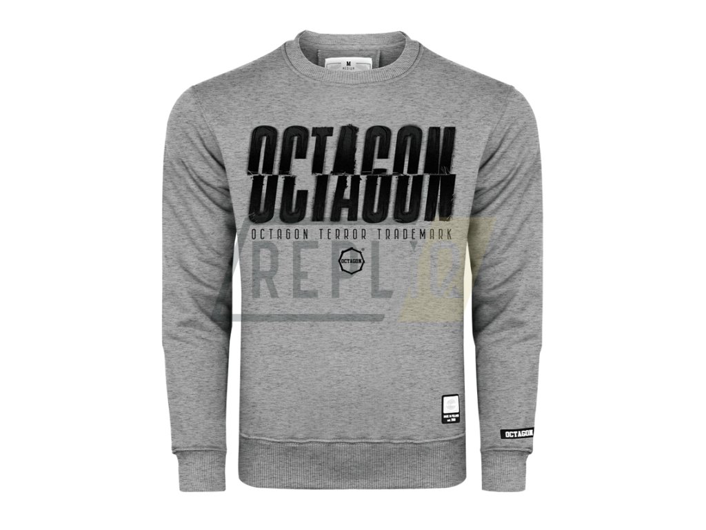 Pánská mikina Octagon (T)Error melange (Velikost XL)