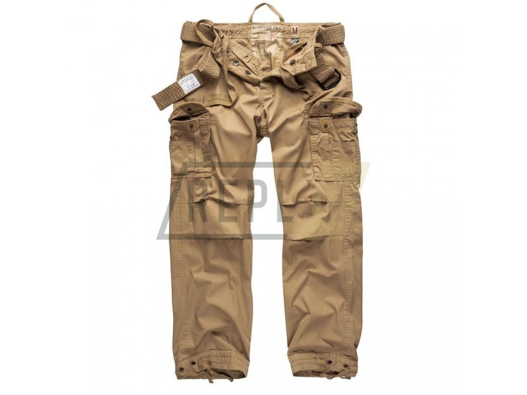 Kalhoty PREMIUM VINTAGE KHAKI  + Doprava zdarma na další nákup