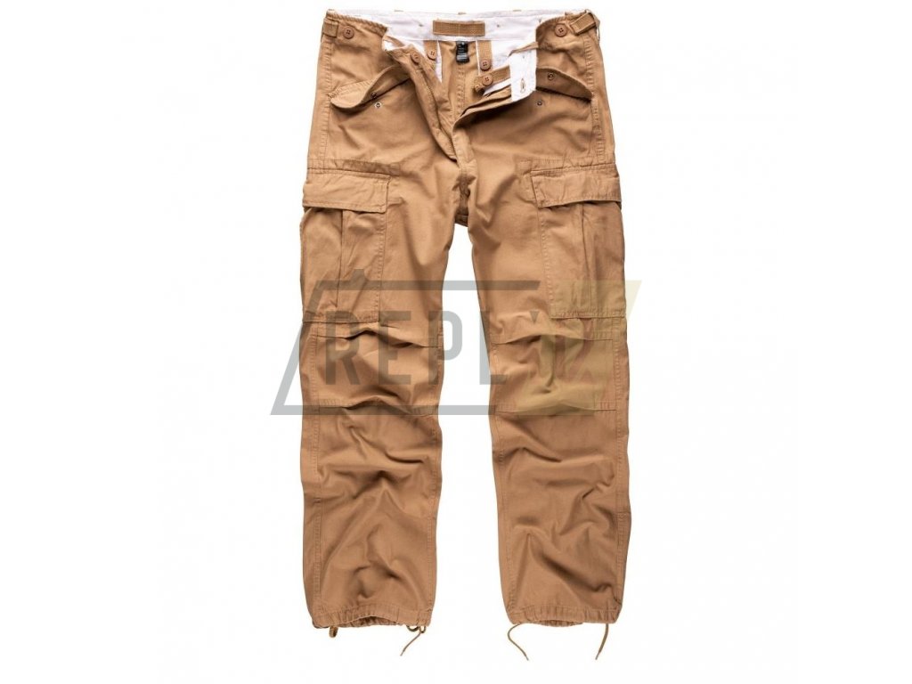 Kalhoty VINTAGE FATIGUE KHAKI