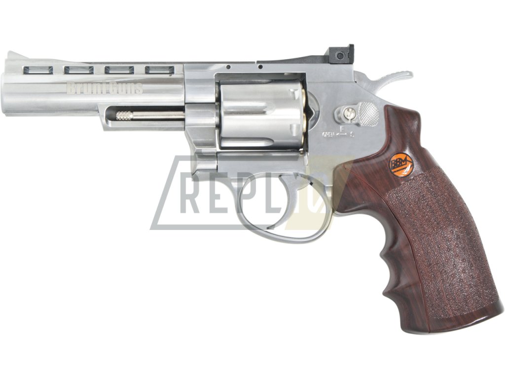 Vzduchový revolver Bruni Super Sport 701 chrom 4,5mm  + Doprava zdarma na další nákup