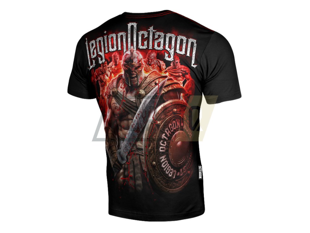 Pánské triko Octagon Summer LEGION black (Velikost M)