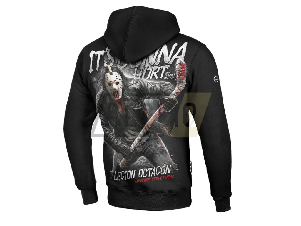 Pánská mikina s kapucí Octagon It's gonna hurt (Velikost M)
