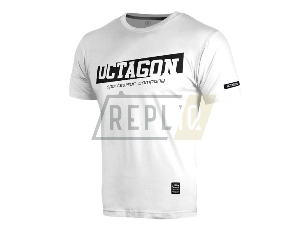 Pánské triko Octagon Sportswear Company white (Velikost M)