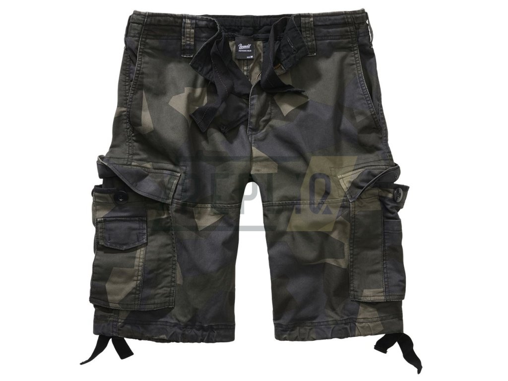 Kraťasy BRANDIT Vintage ŠVÉDSKÉ MASKOVÁNÍ M90 DARK CAMO