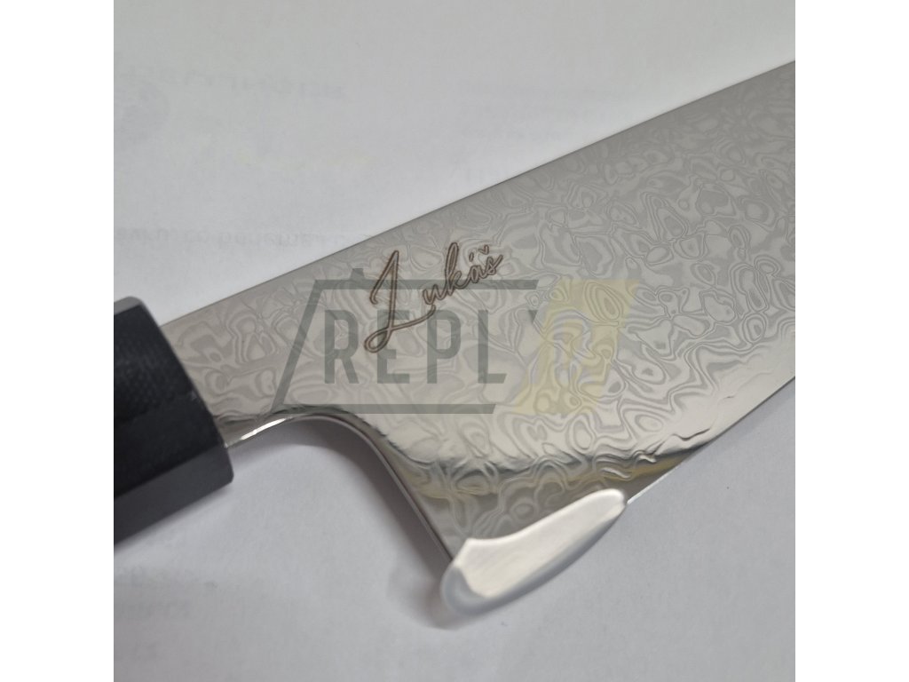 36799 19 ii jakost kuchynsky nuz chef gyuto 215 mm dellinger carbon fiber octagon