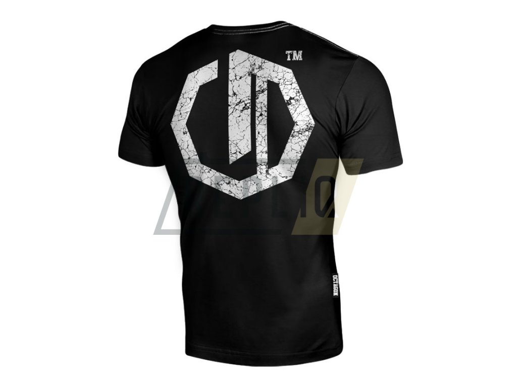 Pánské triko Octagon Big Logo black/white (Velikost M)