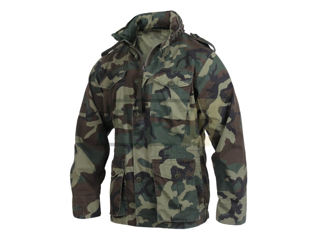 Bunda lightweight VINTAGE US M65 WOODLAND (velikost 3XL)