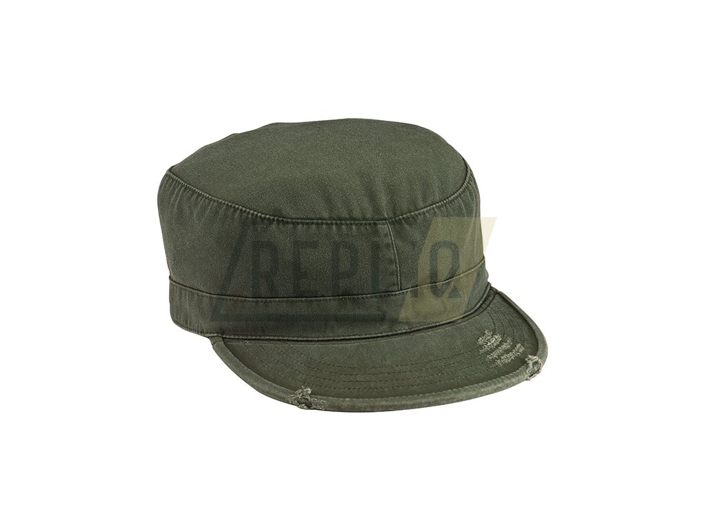 Čepice VINTAGE FATIGUE ZELENÁ (velikost XL)