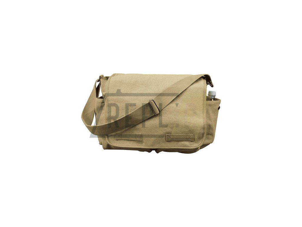 Taška VINTAGE přes rameno 38 x 28 x 15 cm KHAKI  + Doprava zdarma na další nákup