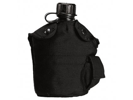 Obal na US láhev 1 l se sumkou nylon ČERNÝ