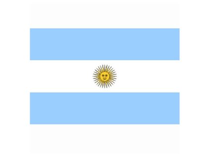 Vlajka státní ARGENTINA