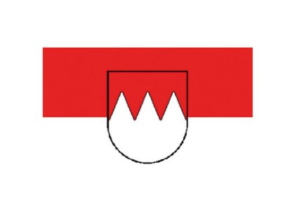 Vlajka FRANKEN s emblemem