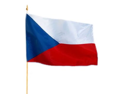 Vlajka na tyčce ČESKÁ REPUBLIKA 30x45cm