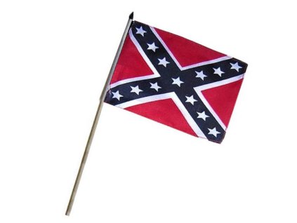 Vlajka na tyčce JIŽANKA / CONFEDERATE