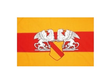 Vlajka BADENSKO s emblemem