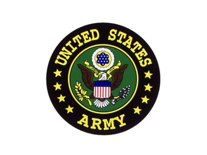 Samolepka U.S. ARMY