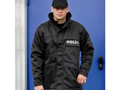 Bunda SECURITY dlouhá ČERNÁ (velikost XXL)