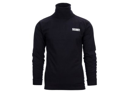 Triko SECURITY rolák s dlouhým rukávem ČERNÉ (velikost 4XL)