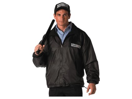 Bunda SECURITY oboustranná ČERNÁ (velikost 3XL)