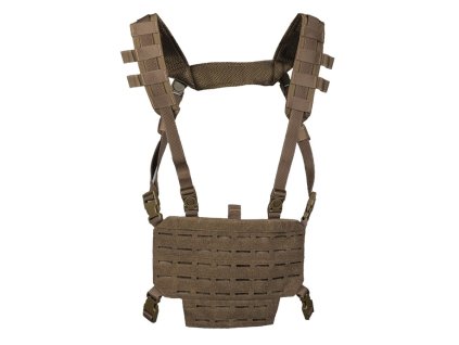 Vesta taktická lehká CHEST RIG s LASER panelem DARK COYOTE