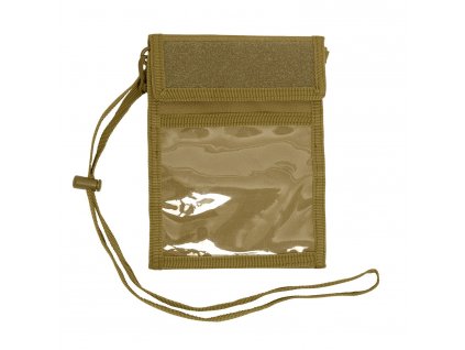 Pouzdro na krk DELUXE na doklady ID COYOTE