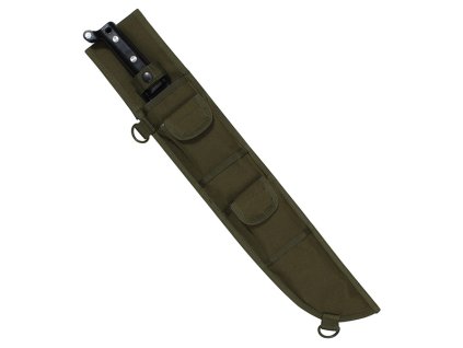 Pouzdro na mačetu 45 cm s kapsami ZELENÉ