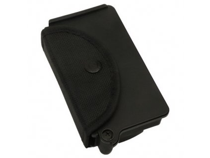 Pouzdro s kovovým klipem na 3 ks textilních pout ČERNÉ