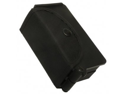 Pouzdro s kovovým klipem na 6 ks textilních pout ČERNÉ