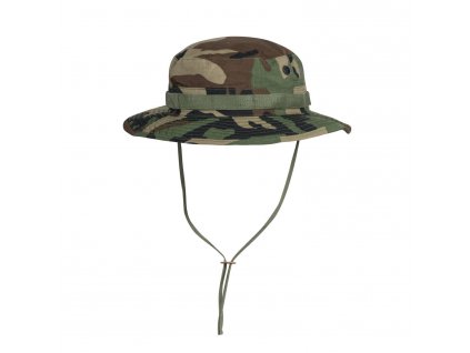Klobouk s límcem rip-stop US WOODLAND