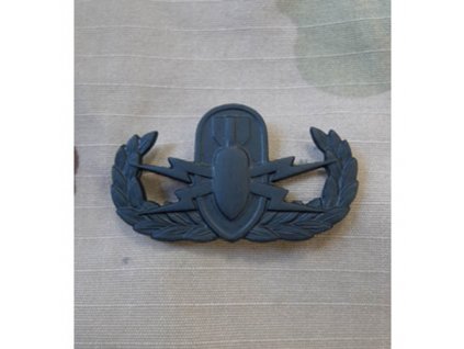 Odznak US EXPLOSIVE ORDANCE DISPOSAL - Basic - ČERNÝ