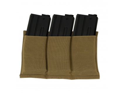 Sumka na 3 zásobníky MOLLE elastická otevřená COYOTE