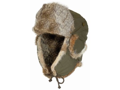 Beranice zimní králičí kožešina ZELENÁ (velikost M)