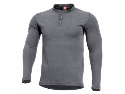 Triko ROMEO HENLEY dlouhý rukáv WOLF GREY