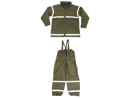 Komplet větru a vodě odolný ITALSKÝ s reflexním pruhem (velikost 60)