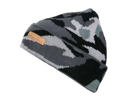 Čepice BEANIE pletená URBAN CAMO