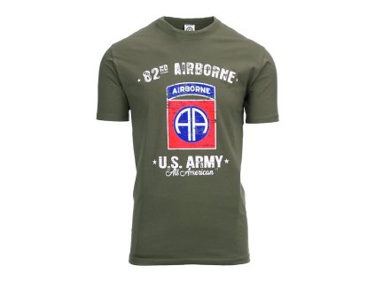 Triko 82nd AIRBORNE ZELENÉ (velikost L)