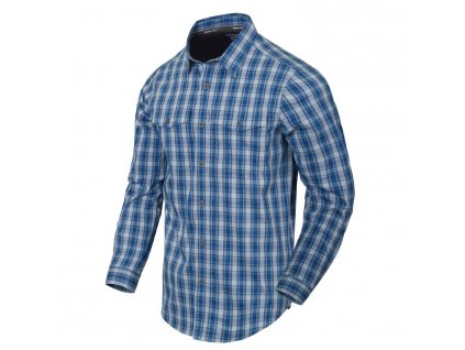 Košile COVERT dlouhý rukáv OZARK BLUE PLAID  + Doprava zdarma na další nákup