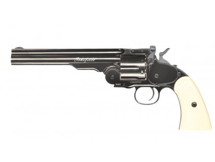 Vzduchový revolver ASG Schofield 6" Šedá 4,5mm BB  + Terče vzduchovkové Venox 100ks