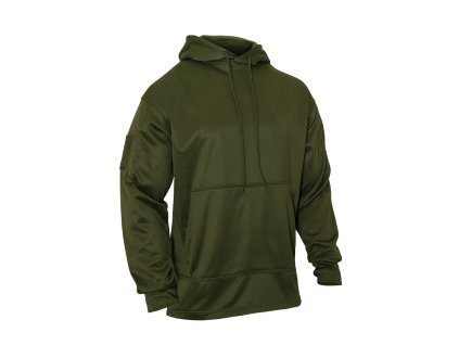 Mikina CONCEALED CARRY s kapucí ZELENÁ (velikost 3XL)