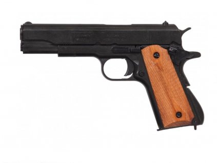 Colt 45 Goverment 1911 - rytá dřevěná střenka