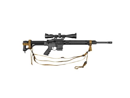 Popruh zbraňový MILITARY tříbodový COYOTE BROWN