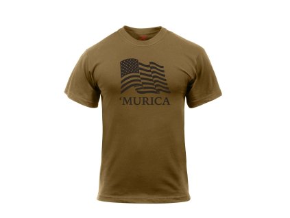 Triko MURICA US HNĚDÉ (velikost XXL)