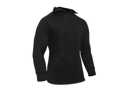Triko funkční US ECWCS se zipem ČERNÉ (velikost XL)