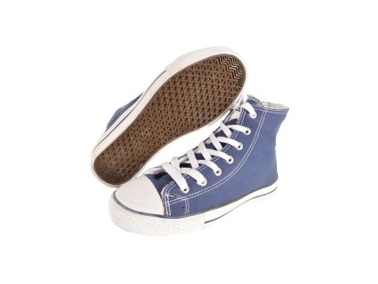 Boty sportovní kecky kotníčkové zateplené MODRÉ vel.36